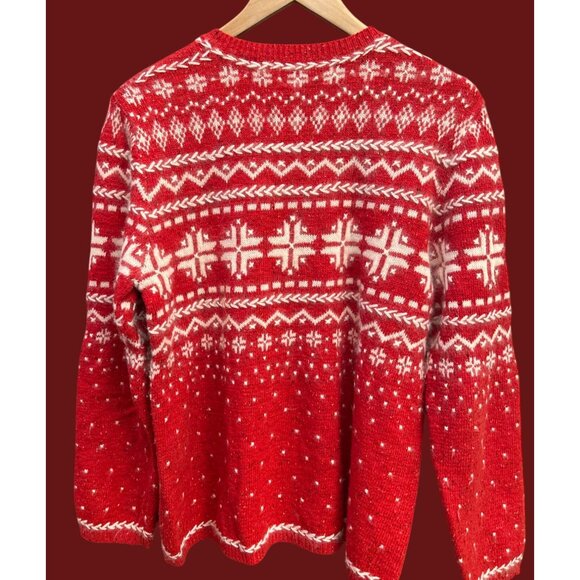 Vintage Marisa Christina Penguin Christmas Cardigan Knit Festive Holiday Sweater - Picture 6 of 6